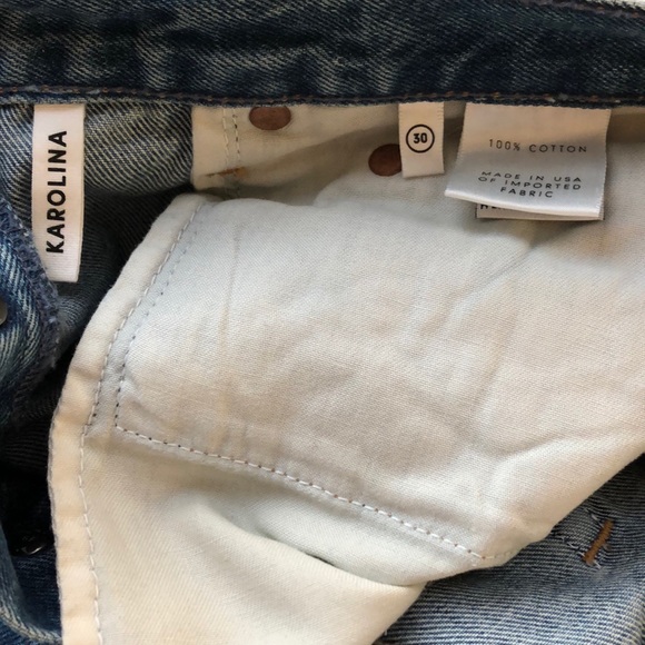 Grlfrnd Karolina jeans destroyed size 30 - Picture 4 of 8